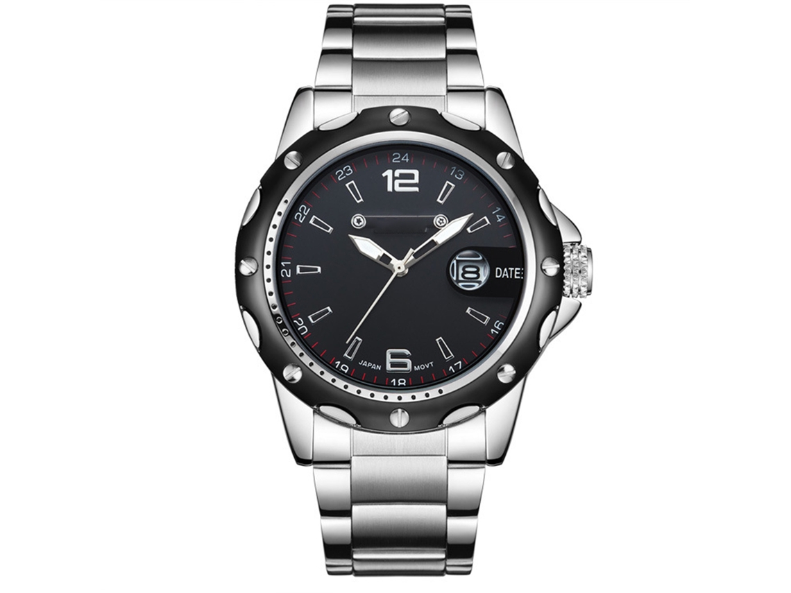 Elegante Reloj De Cuarzo Para Hombre Con Fecha - Resistente Al Agua - Regalo De Cumpleaños