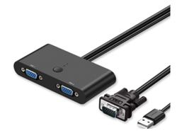 Adaptador Vga Switch 2 Entradas 1 Salida 1080P Full Hd CHRONUS HDMI1218-Y21 Negro