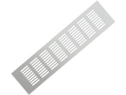 Rejilla De Ventilación, Cubierta Cuadrada Aleación Aluminio Plateado 200 Mm Ancho Para Ventilación Armarios...