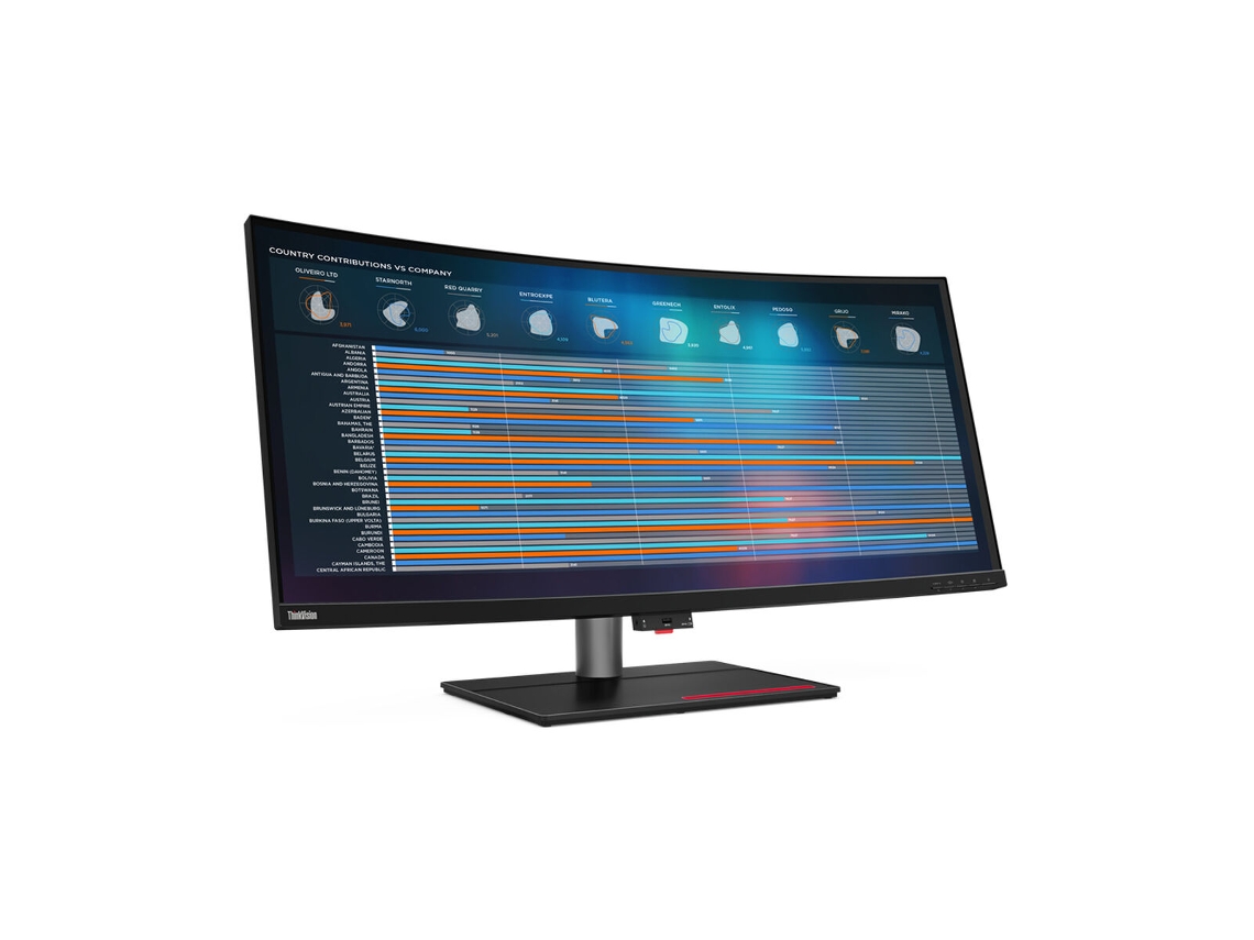 Monitor LENOVO 62C1GAT6EU (Negro - IPS - Enchufe EU - 39,7" - 5K Ultra HD - 6 ms)