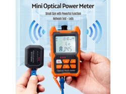 Probador De Fibra Óptica Portátil, Mini Medidor De Potencia Óptica Con Iluminación Led Para Cableado De Red.