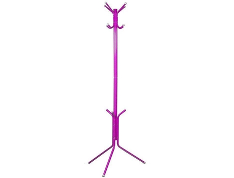 Perchero JSHOME Rubino (Fucsia - PVC y Metal - 61 x 185 x 61 cm)