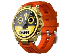Reloj inteligente con llamadas Bluetooth, múltiples esferas, modos multideportivos y estilos de interfaz de usuario, dorado. Bestvite