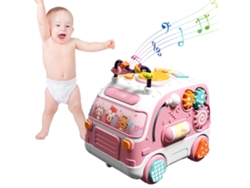 Ats-juguete De Autobús Musical Para Bebés Juguete De Aprendizaje Electrónico Con Luz Y Sonido Regalo De Cumpleaños Para Niños Niñas 3-5 Años