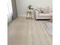 Lamas Para Suelo Autoadhesivas 55 Uds Pvc Beige 5,11 M²