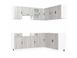 Juego de 11 gabinetes de cocina Sonoma Grey EXCLUSIVO DE MAISON