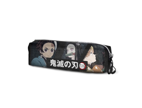 Demon Slayer Taisho Estuche Portatodo Cuadrado FAN 2.0, Negro