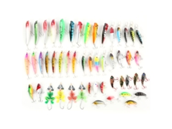 Conjunto De Iscas, Combinação Livre Para Todos Os Tamanhos De Culter, 50 Peças Minnow Mistas Dwst053