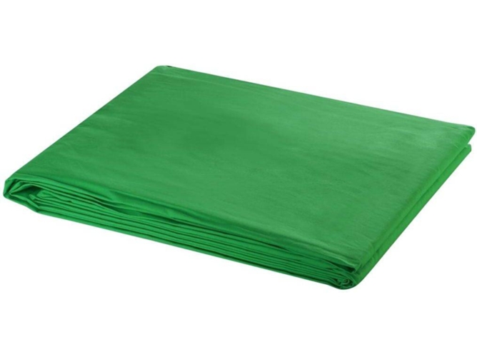 vidaXL Telón de fondo para fotografía algodón verde 500x300 cm croma