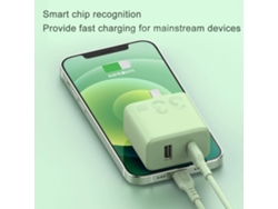 Cargador Portátil Rápido Zmi De 33 W, 1 A, 1 C, Usb-c, 100-240 V, Compatible Con Iphone 12 Y Samsung Switch.