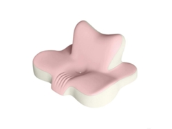 Almohada Cervical Ortopédica Ergonómica Rosa Digitallab Para El Dolor De Cuello, Viscoelástica, 2 En 1.
