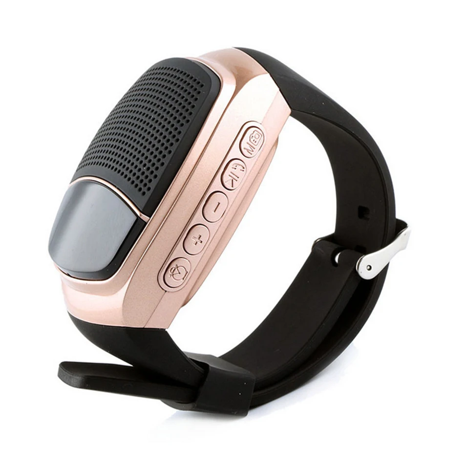 Reloj De Pulsera Bluetooth Para Correr (oro Rosa) Con Altavoz, Funciones De Música Deportiva Y Radio Fm, Compatible Con Tarjeta De Memoria Tf.