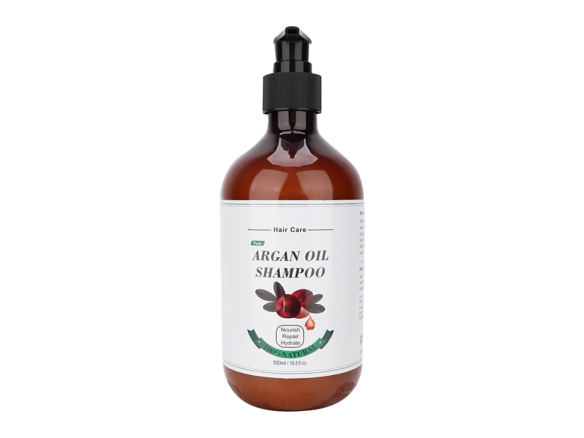 Champú De Aceite De Argan 500ml Para Cuidado Capilar Hogareño Hidratante Nutritivo Reparador