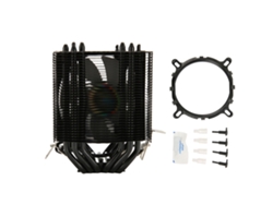 Disipador de aire Baoj-2026 para CPU Intel 775 1150 1151 1155, 6 tubos de calor, 3 pines, 12 V CC, 2000 rpm.