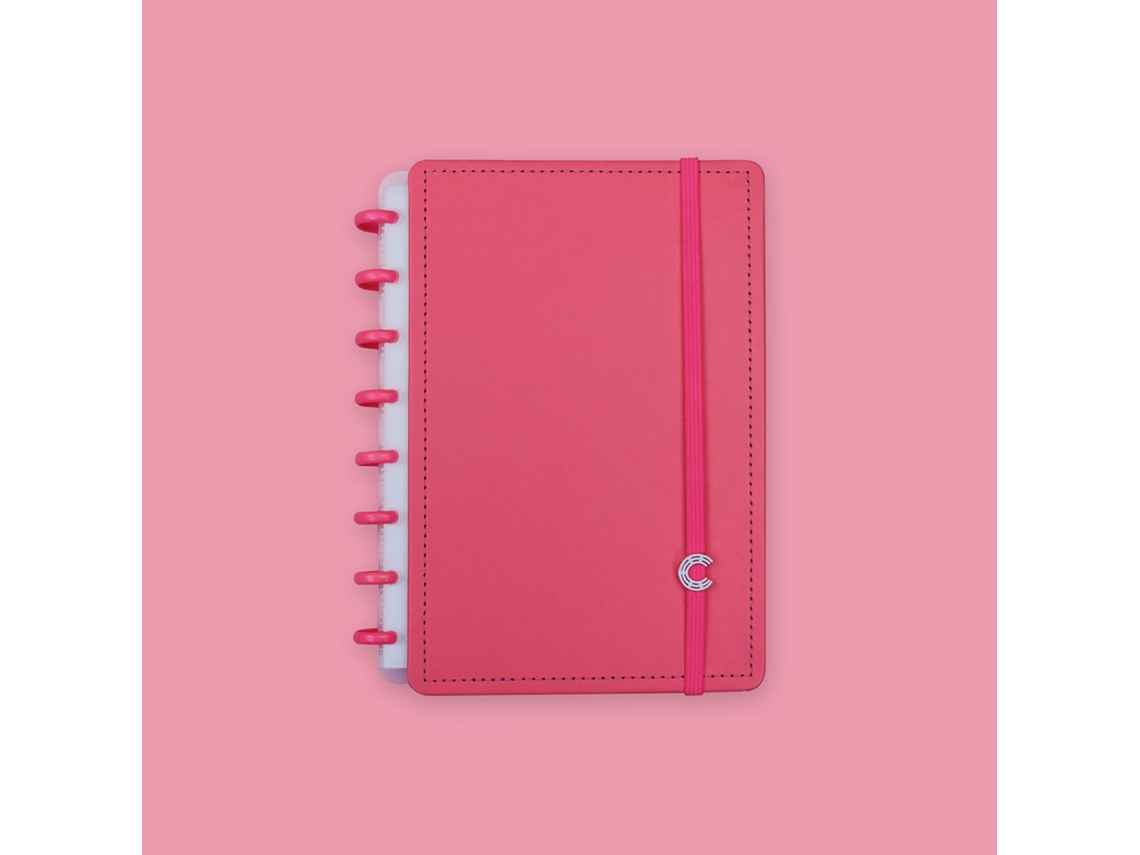 Cuaderno inteligente A5 con rayas, color rosa, Cia52103
