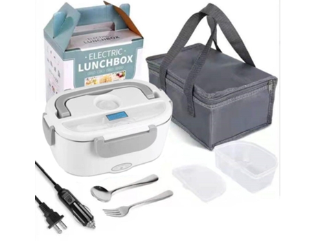 Fiambrera Eléctrica EZII FDH01 40W Bolsas aislantes y vajilla gris