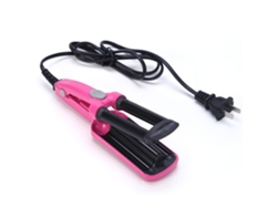 Mini Arruador Elétrico De Cabelo Com Três Barris Chapinha De Cabelo Ferramenta De Estilo (vermelho Rosa)