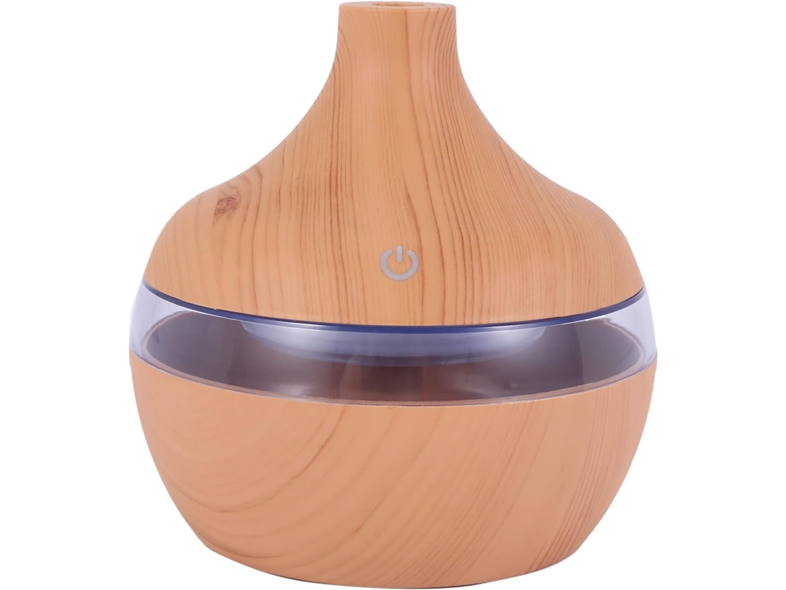 Humidificador De Aromaterapia Usb De Madera Moonsun - Purificación De Aire Mediante Gotas De Agua