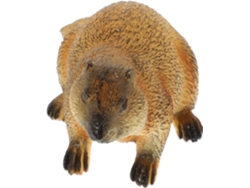 Figura Realista De Marmota, Juguete De Plástico De Animal Salvaje Para Niños Y Niñas.
