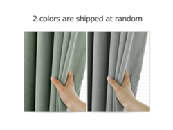 Cortinas Opacas Para Dormitorio Y Sala De Estar, Juego De 2 Paneles Con Aislamiento Térmico Gris (99 X 130 Cm)