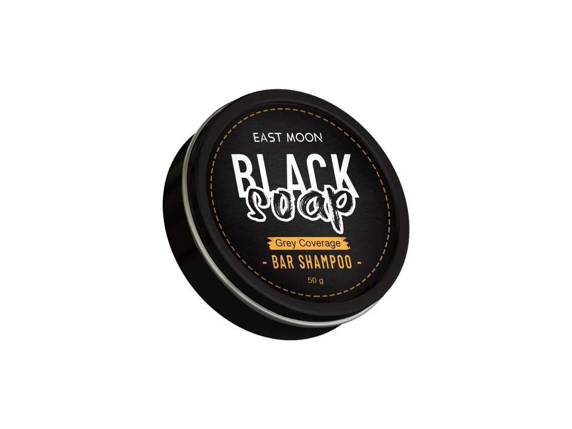 Champú Para Hombres East Moon: Limpia, Nutre, Cabello Negro Y Brillante, Cuidado Capilar Con Jabón Champú