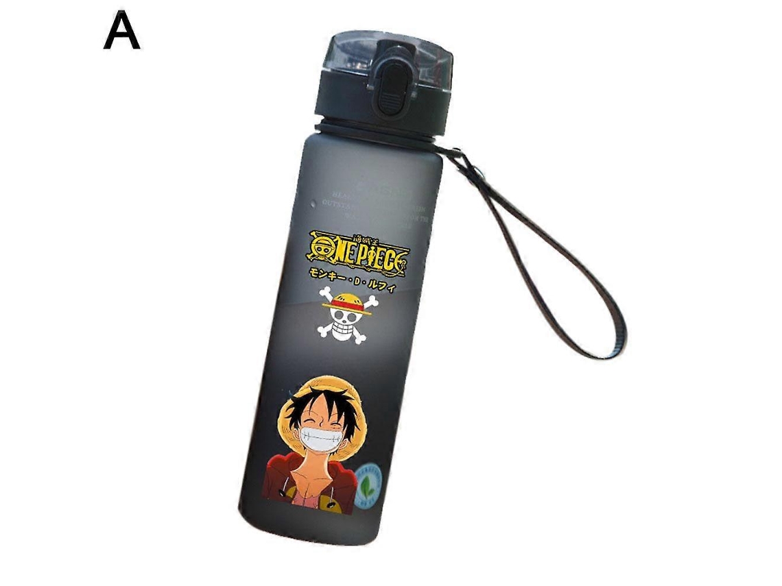 Botella Deportiva De Plástico De Gran Capacidad Para Estudiantes, Con Diseño Del Rey Pirata Luffy. Rosewell