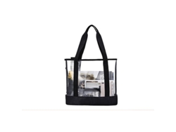 2026-bolsa Tote Transparente Con Cremallera Aprobada Para Trabajo Playa Estadio Y Seguridad