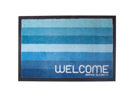 Tapete de Listras Azul 70 X 50 Cmmarine Business