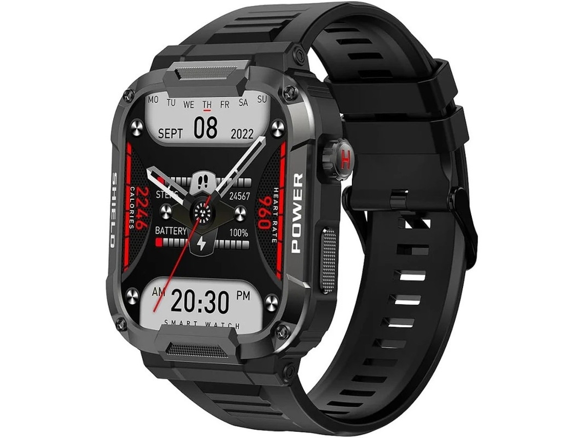 Reloj inteligente de pantalla grande de 1,85 pulgadas para hombre, Android, militar, fitness, Do/Meet Yizhood
