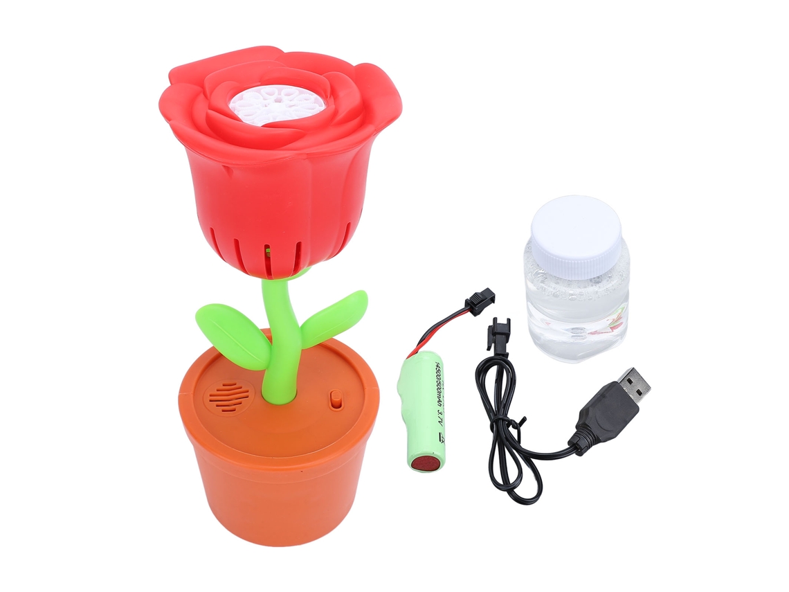 Máquina De Burbujas Recargable Para Niños Con Luz Led Para Fiestas, Jardín, Patio, Juguete Para Exteriores