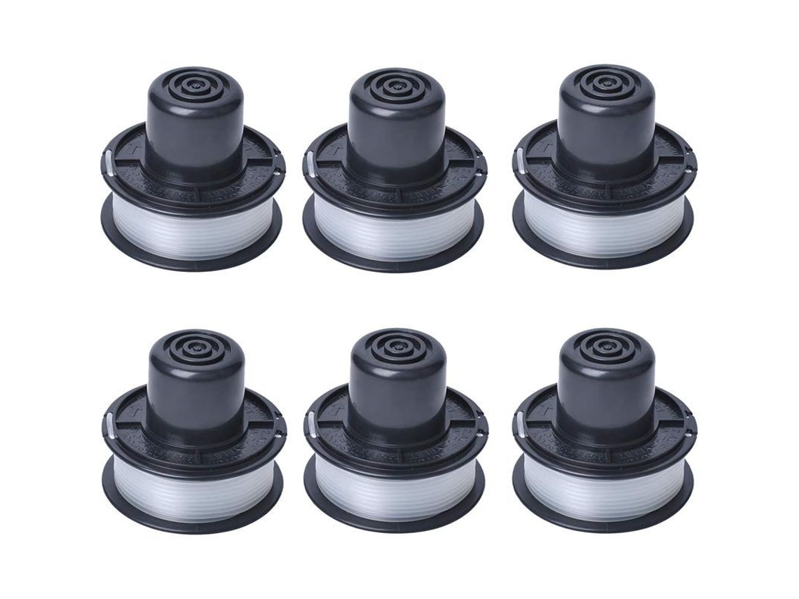 Linjou A6226 Bobina de repuesto compatible con cortacésped automático Kauttipp GL250/GL310/GL360 (Paquete de 6)