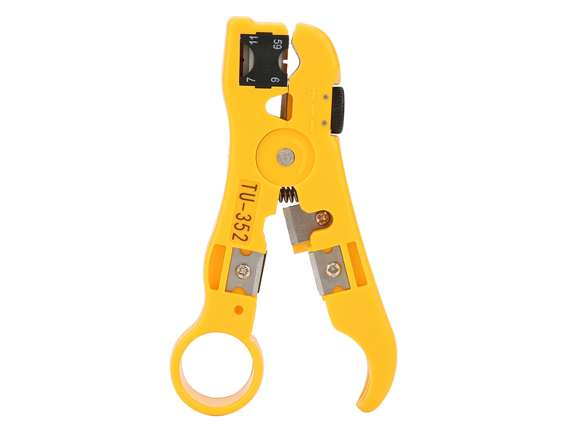 Alicates Pelacables Coaxiales De Alta Calidad Con Cuchilla Para Cables Utp/stp Rg-59/11/7/6