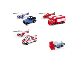 Helicóptero con vehículo de Mondo Motors