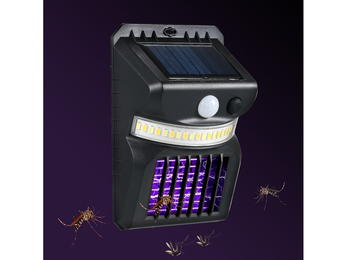 Yncm2026-lámpara Solar Exterior Con Repelente De Mosquitos 3 Modos Luz Blanca/cálida Ip44 Para Patio Jardín