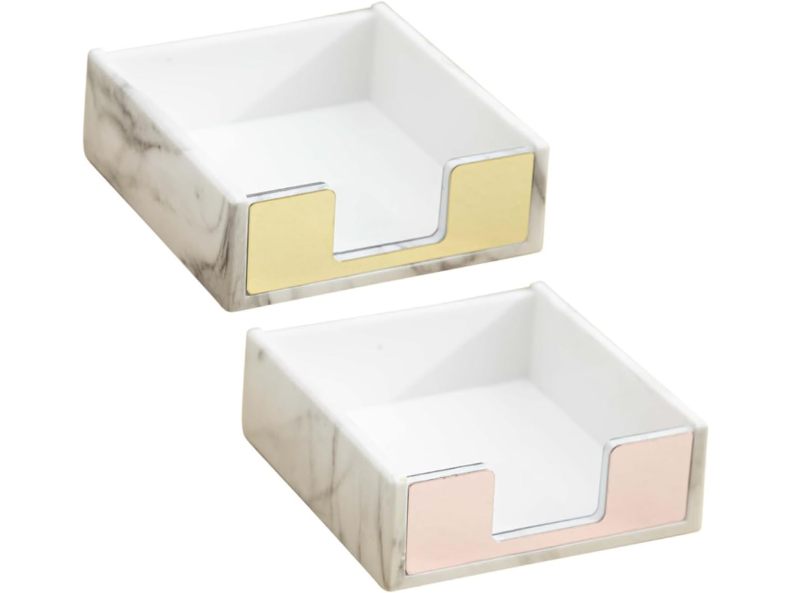 Caja De Almacenamiento De Acrílico Para Encimera De 2 Piezas