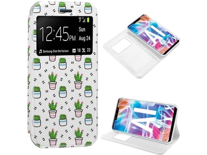 Funda Huawei Mate 20 Lite COOL Cactus Blanco