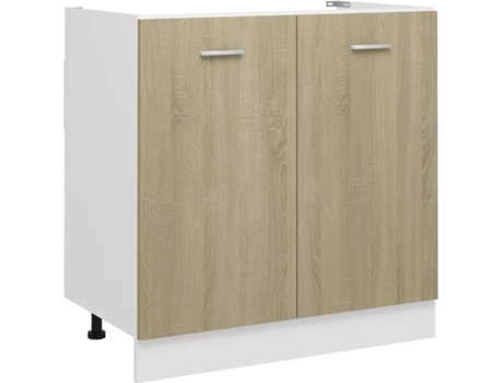 Mueble de cocina VIDAXL Marrón Madera contrachapada (80x46x81.5)