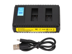 Cargador De Batería Para Cámara Ahdbt-801 Con 2 Ranuras Y Pantalla Lcd Multifuncional