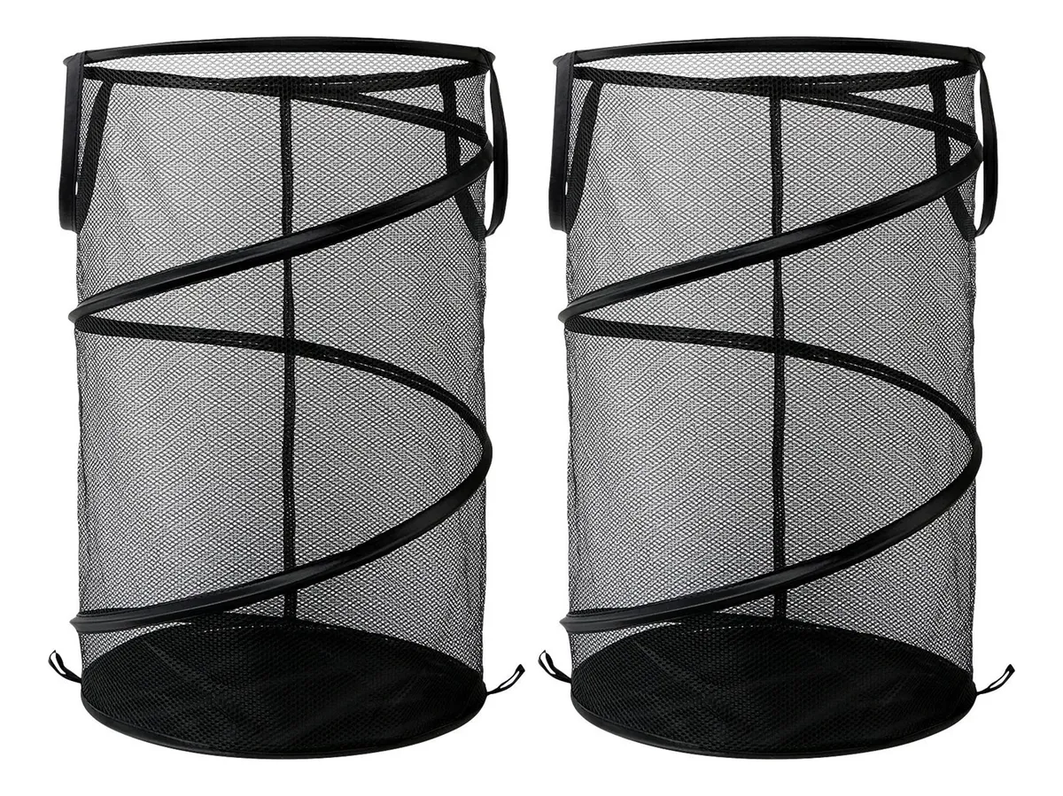 Paquete de 2 cestas de ropa plegables de Malhavayotoy