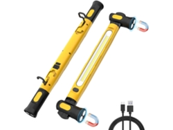 Barra De Luz De Trabalho Para O Capô, Barra Led Magnética De 3000 Lumens Com Ganchos, Luminária Recarregável E Sem Fios Para O Capô (5200 Mah)