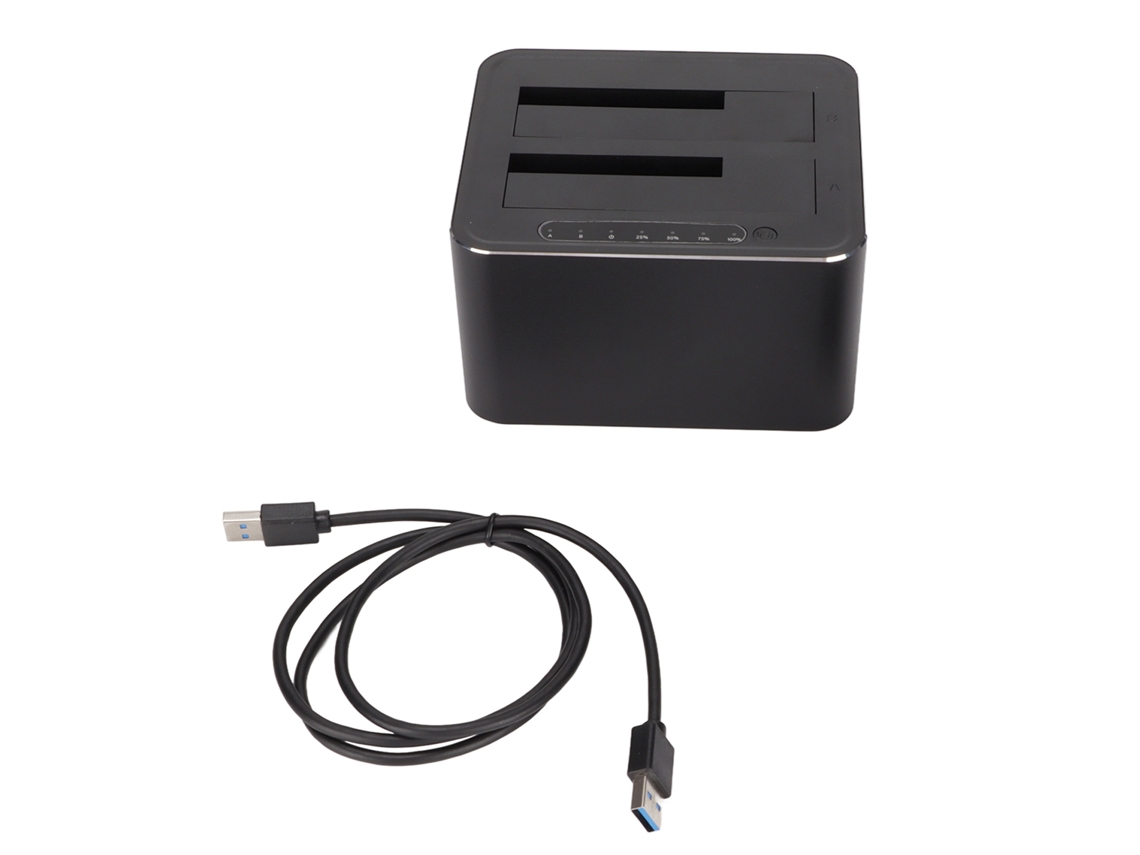 Base Docking De Disco Duro Usb3.0 Aluminio Sata 5gbps 32tb Máximo Estación De Conexión Hdd