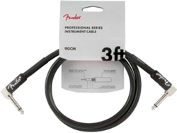 Cable para Instrumentos FENDER Professional Series Jack/Jack Black (0,9 m)
