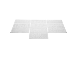 Juego De 10 Placas De Acero Inoxidable Para Estampar Uñas Con Diferentes Diseños - Plantillas Para Manicura