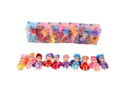 24 Muñecas Mini Niña Exquisitas Con Anillo Decorativo Y Ropa Bonita Para Niños Niñas