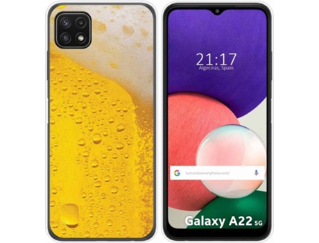 Carcasa Samsung Galaxy A22 5G TUMUNDOSMARTPHONE Cerveza Multicolor