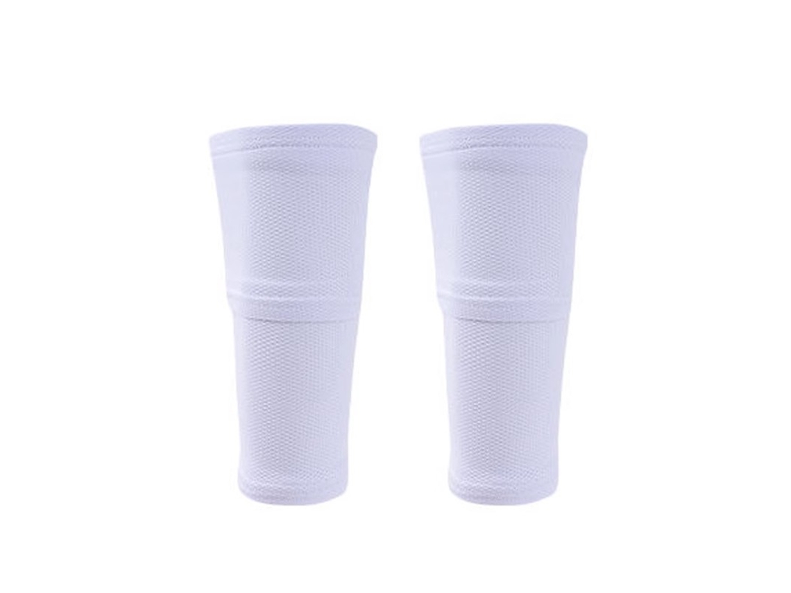 (blanco M) 1 Espinilleras De Fútbol Con Doble Bolsillo, Protectores De Pantorrillas De Compresión, Protección De Piernas Para Fútbol.
