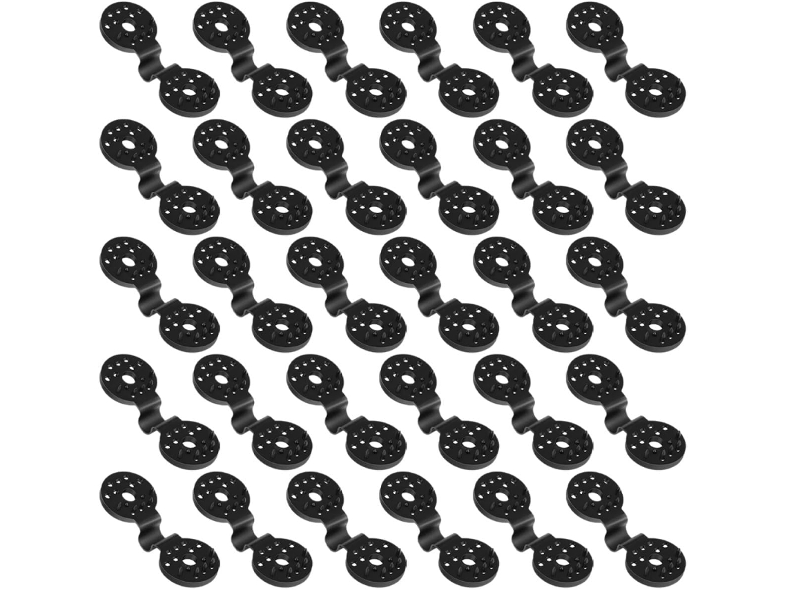 Paquete De 100 Clips De Plástico Resistentes Para Lonas.