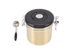Cubo de acero inoxidable 304 para almacenar café, té, azúcar y granos, de 1,2 l.