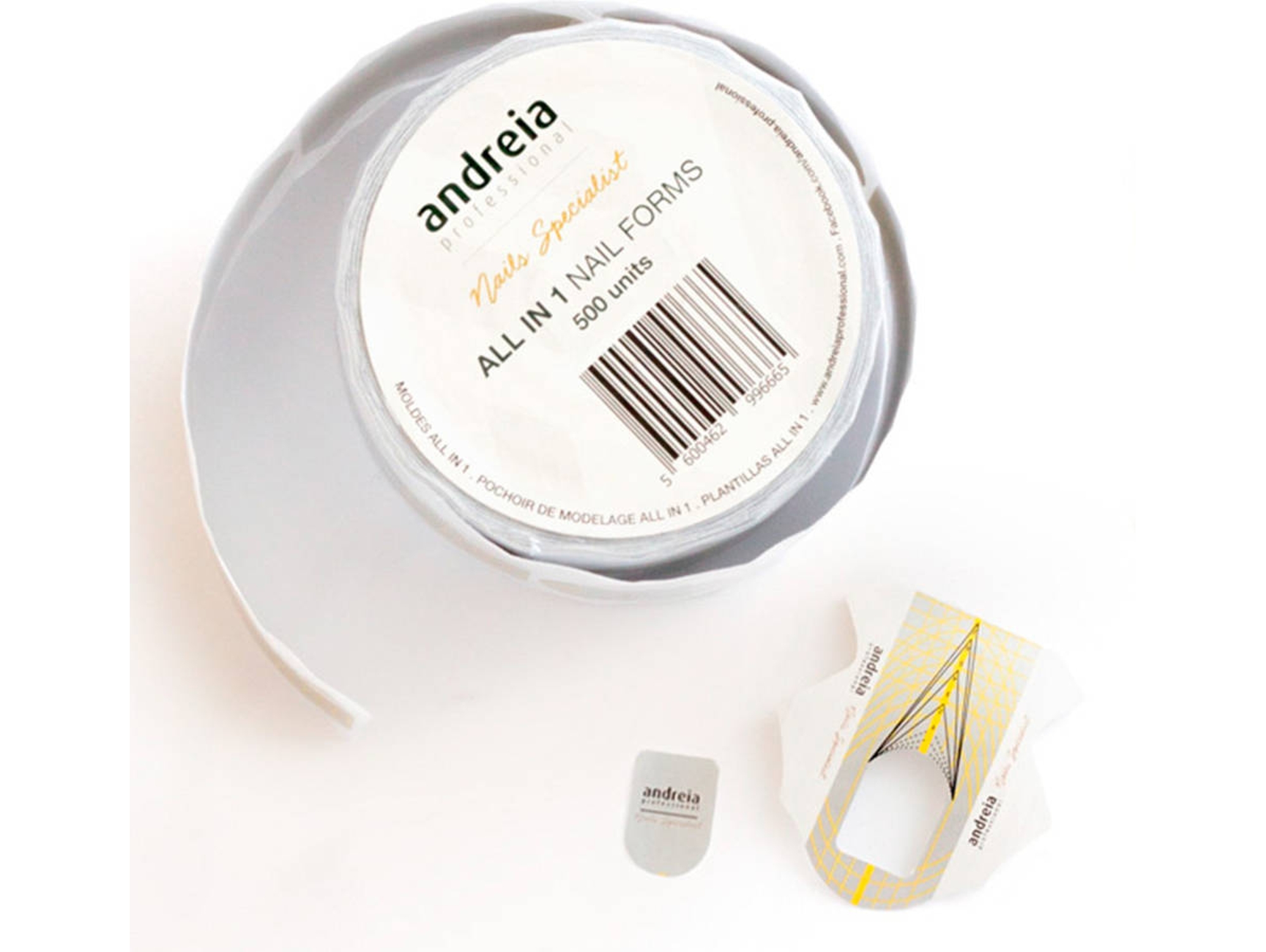 Moldes para Uñas ANDREIA 500Unidades