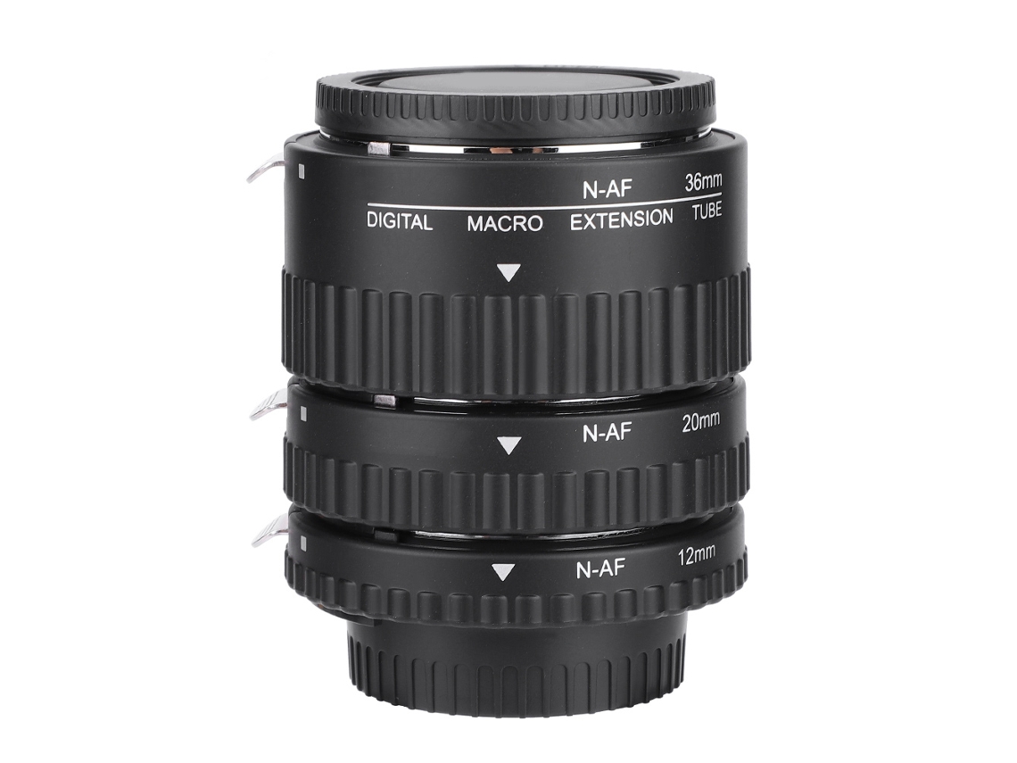 Tubo De Lente De Extensión Macro Con Enfoque Automático 12mm+20mm+36mm Para Nikon F Mount Dslr